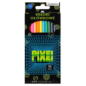 Kredki ołówkowe PIXEL 12 kol. - Starpak