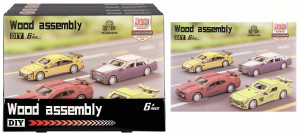 Puzzle drewniane 3D samochody sportowe - Mega Creative