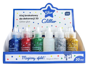 Klej brokatowy 20 ml Star - Inter Druk