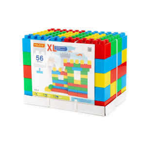 Klocki Budowniczy XL 56 el. - Polesie