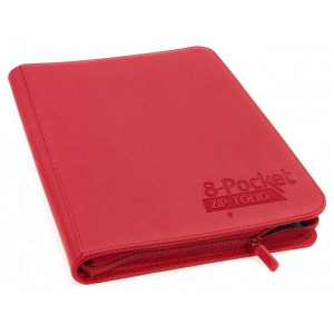 Album na karty Ultimate Guard Zipfolio 320 16-Pocket Xenoskin - czerwony