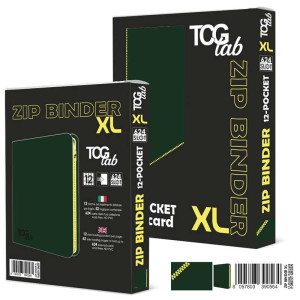 Album na karty TCGLab 12-pocket binder XL na zamek zielony leśny (624 karty)