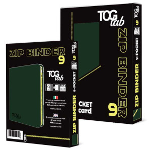 Album na karty TCGLab 9-pocket binder na zamek zielony leśny (468 kart)