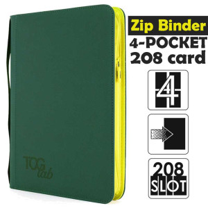 Album na karty TCGLab 4-pocket binder zielony leśny (208 kart)