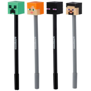 Długopis z silikonową nakładką - Minecraft