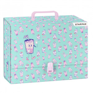 Teczka z rączką A4/ 90 mm Bubble Tea - Starpak