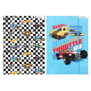 Teczka z gumką pap. A4 Hot Wheels - Starpak