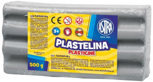 Plastelina popielata 0,5 kg - Astra