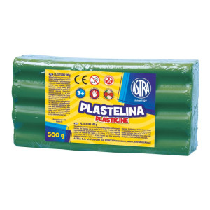 Plastelina zielona 0,5 kg - Astra