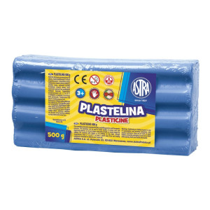 Plastelina niebieska 0,5 kg - Astra