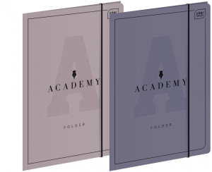 Teczka z gumką A4+ Academy mix kolorów - Interdruk