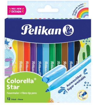 Pisaki Colorella Star 12 szt. - Pelikan