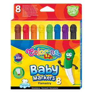 Flamastry dla najmłodszych 8 kol. - Colorino