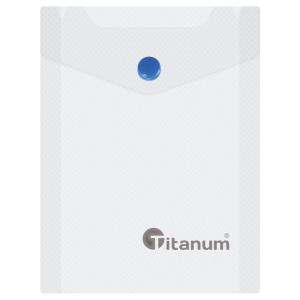 Teczka kopertowa PP A7 z zatrzaskiem - Titanium