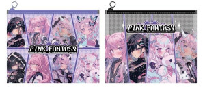 Teczka z suwakiem Manga Pink Fantasy A4