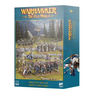 Warhammer The Old World: High Elf Realms Battle March Army