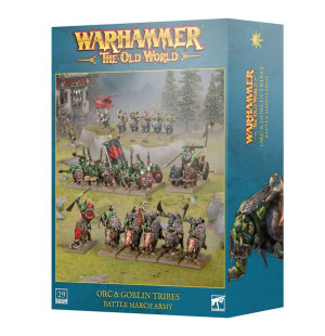 Warhammer The Old World: Orc & Goblin Tribes Battle March Army