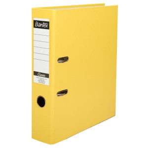 Segregator A4 Budget 7,5 cm żółty - Bantex