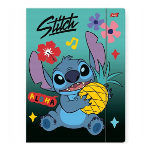 Teczka z gumką Stitch A4