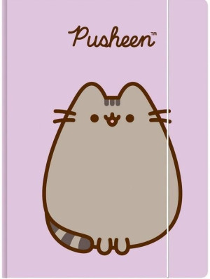 Teczka z gumką A4 Pusheen violet