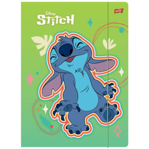Teczka z gumką A4 Stitch zielona