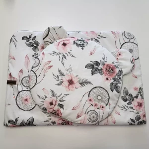 Komplet Pościeli Bawełnianej 50x75 | Róże i Łapacze Snów | OUTLET