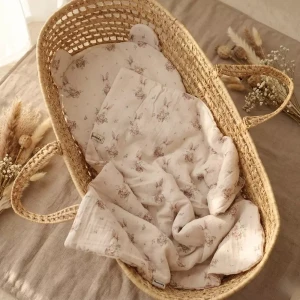 Komplet Pościeli Niemowlęcej 55x75cm Muślin | Króliczki