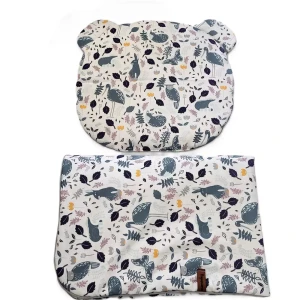 Komplet Pościeli Niemowlęcej 50x75cm Bawełna | Zwierzaki | OUTLET