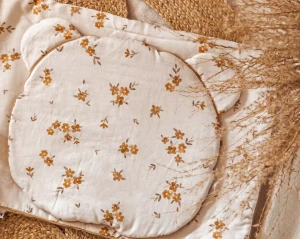 Komplet Pościeli Przedszkolaka 100x135cm Bawełna | Little Brown Flowers