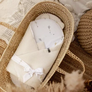 Rożek Becik Niemowlęcy Bawełniany | Latawce & Naturalny Wafel