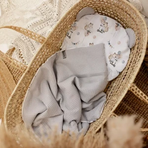 Komplet Pościeli Przedszkolaka 100x135cm Bawełna | Liski & Szary Wafel