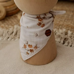 Śliniak Muślinowy - Apaszka | Little Brown Flowers