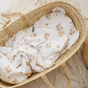 Komplet Pościeli Niemowlęcej 50x75cm Bawełna | Misie