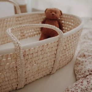 Naturalny Kosz Mojżesza z Materacykiem | Ahojbaby
