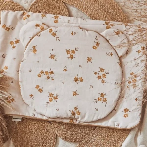 Komplet Pościeli Niemowlęcej 50x75cm Bawełna | Little Brown Flowers