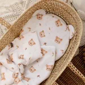 Komplet Pościeli Dziecięcej 65x100cm Muślin | Misie