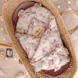 Rożek Becik Niemowlęcy Muślinowy | Le Colibri