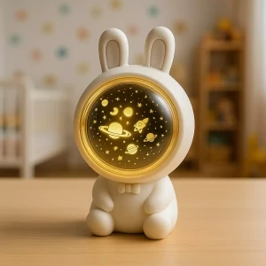 Lampka nocna z projektorem dla dzieci – Projektor do pokoju dziecka | Kosmonauta