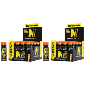 NUTREND - N1 Shot PreWorkout - 20x 2x 60mlZysk od 100zł do 120zł