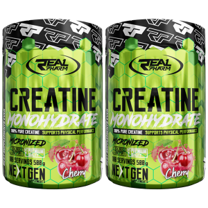 REAL PHARM Creatine Monohydrate - 2x 500gZysk od 20zł do 30zł