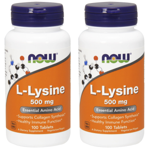 NOW L-Lysine - 2x 100tabZysk od 10zł do 20zł