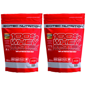 SCITEC 100% Whey Protein Professional - 2x 500gZysk od 40zł do 50zł