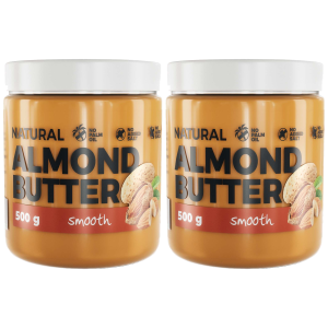 7 NUTRITION Natural Almond Butter - 2x 500gZysk od 30zł do 40zł