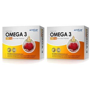ACTIVLAB PHARMA Omega 3 1000mg - 2x 60caps.Zysk od 10zł do 20zł