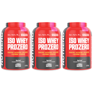 NUTREND Iso Whey Pro Zero - 3x 2250gZysk powyżej 140zł