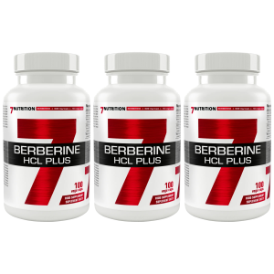 7 NUTRITION Berberine HCL PLUS - 3x 100vcapsZysk od 50zł do 60zł