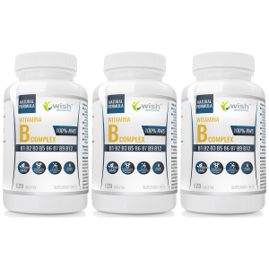 WISH Pharmaceutical Vitamin B Complex - 3x 120tabsZysk od 20zł do 30zł