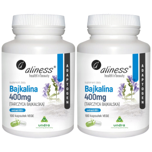 ALINESS Bajkalina 400 mg Tarczyca Bajkalska - 2x 100vcaps