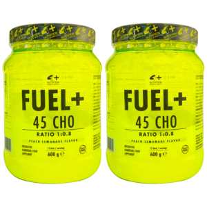 4+ NUTRITION - Fuel+ 45 CHO - 2x 600g - Peach LemonadeNapoje sportowe