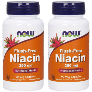 NOW Niacin Flush Free 250mg - 2x 90vcapsZysk od 20zł do 30zł
